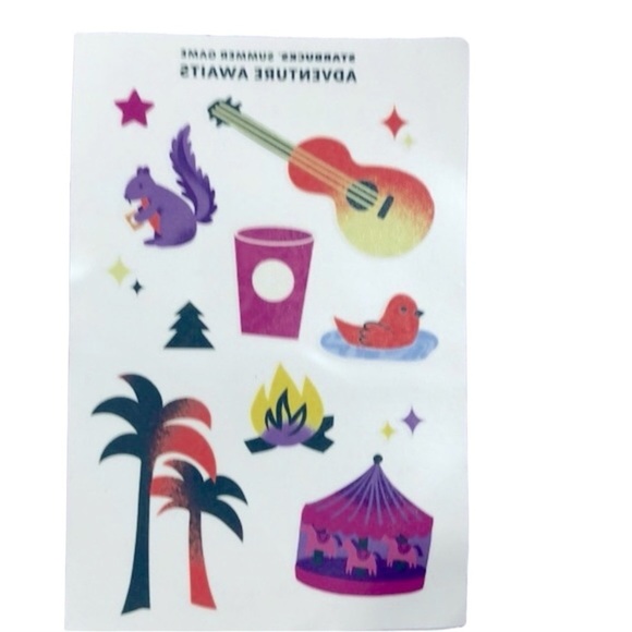 Starbucks removable temporary tattoos - Picture 1 of 2